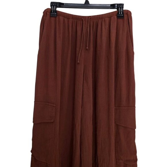 Women's - Billabong Beach Babe Brown Cargo Pants, Size Medium - Picture 3 of 7